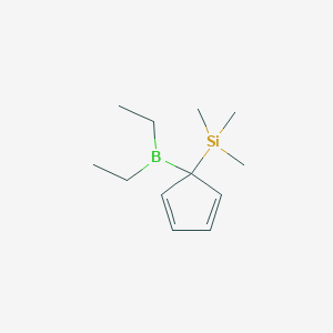 (1-(Diethylboryl)cyclopenta-2,4-dien-1-yl)trimethylsilane