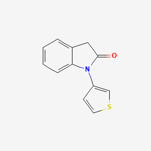 1-(Thiophen-3-yl)-1,3-dihydro-2H-indol-2-one