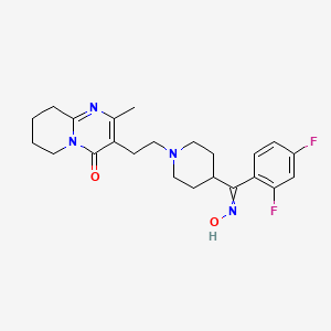 molecular formula C23H28F2N4O2 B8742190 Risperidone E-Oxime 